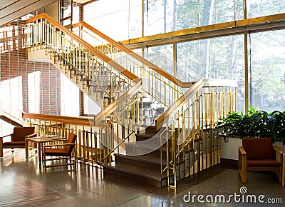 Interior Stairs Stock Photo