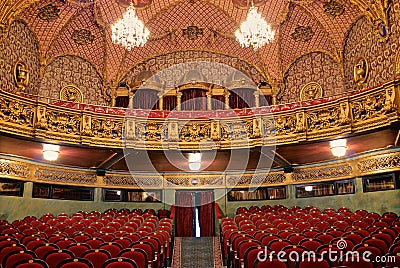 Interior of theatre Stock Photo