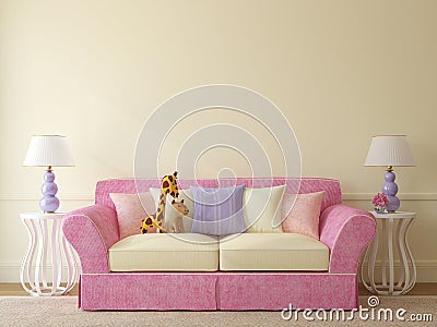 Interior of toddler room. Stock Photo