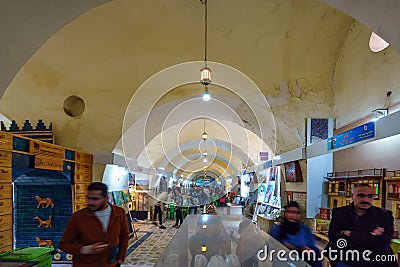 The Interior of the Tourist Cultural Itinerant Museum Editorial Stock Photo