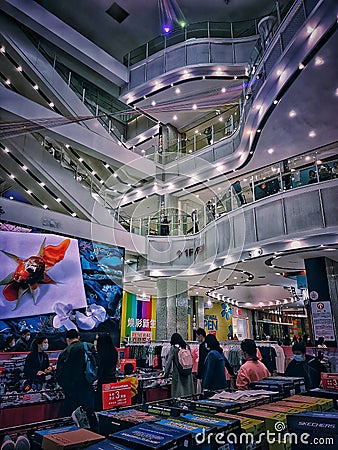 aeon shopping mall in Wuhan city Editorial Stock Photo