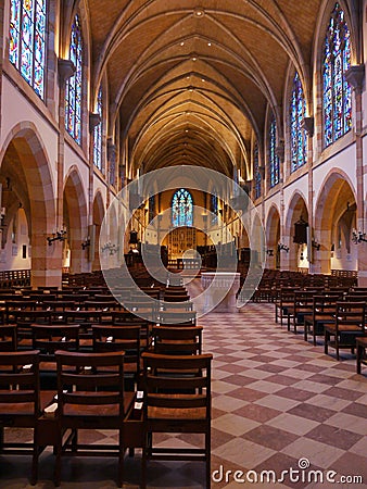 All Saints Chapel--Sewanee, Tennessee Stock Photo