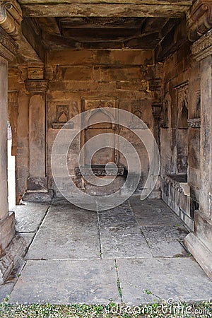 Interior view Chopra Gate at Raisen Fort, Fort was built-in 11th Century AD, Madhya Pradesh, Stock Photo