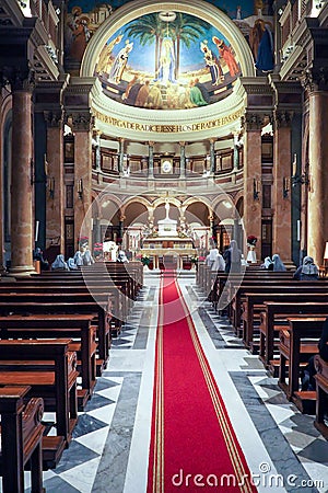 Church of Saint Anna at the Lateran in Rome, Italy Editorial Stock Photo