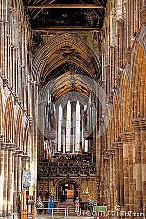 Interior view of Glasgow Cathedral, Glasgow, Scotland Editorial Stock Photo