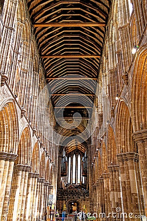 Interior view of Glasgow Cathedral, Glasgow, Scotland Editorial Stock Photo