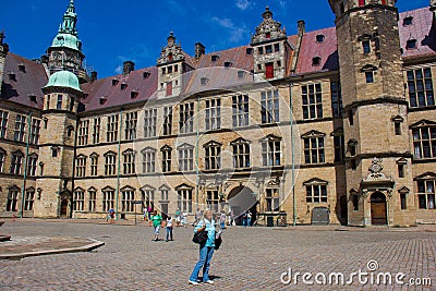 Interior View of Kronborg Castle Editorial Stock Photo