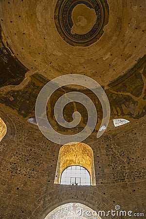 Interior view of the Rotunda in Thessaloniki, Greece Editorial Stock Photo