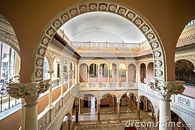 Interior of Villa Ephrussi de Rothschild, Nice, France Editorial Stock Photo