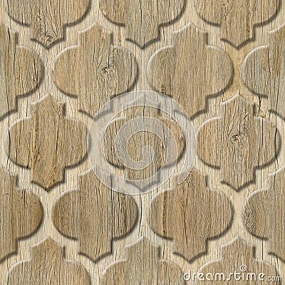 Interior wall panel pattern - abstract decoration material - Arabic decor - geometric patterns Stock Photo