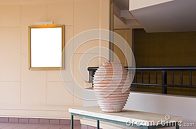 Interiors With Decorative items Stock Photo