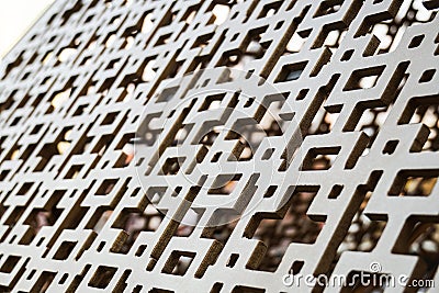 Interlace pattern design metal texture Stock Photo