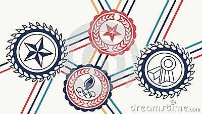 Interlocking gears, illustrating mechanical process and industry vector design Generative AI Vector Illustration