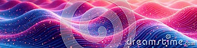Interlocking thin lines create a soft, flowing wave pattern that repeats seamlessly , texture, art, abstract Stock Photo