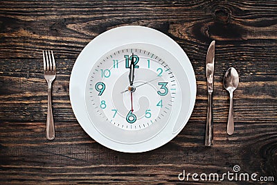 Intermittent Fasting Concept Stock Photo