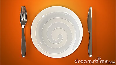 Intermittent fasting diet Stock Photo