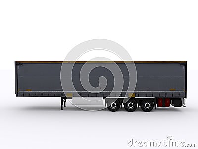 Intermodal Trailer Stock Photo