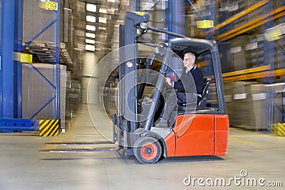 Internal logistics Stock Photo