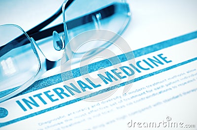 Internal Medicine. Medicine. 3D Illustration. Stock Photo