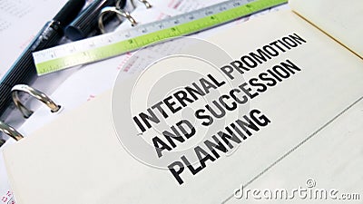 Internal promotion and succession planning Stock Photo