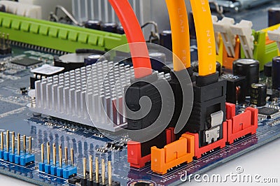 Internal SATA Stock Photo