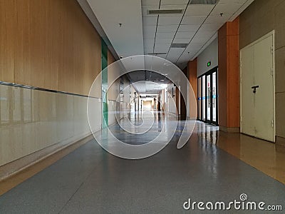 The internal view of the modern hospital Editorial Stock Photo