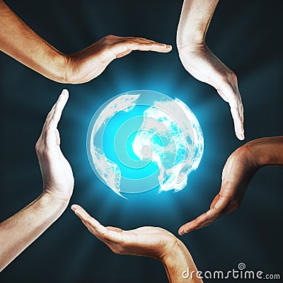 Internation global business concept Stock Photo