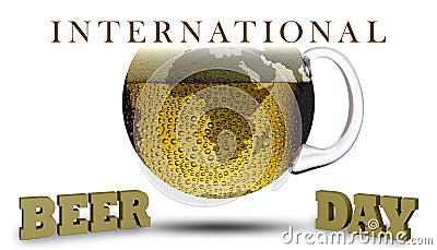 International beer day holiday concept Stock Photo