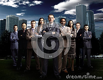 International business team Stock Photo