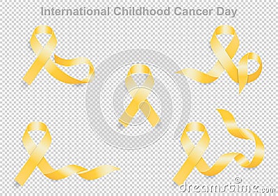 International Childhood Cancer Day. 15 February. Vector Illustration