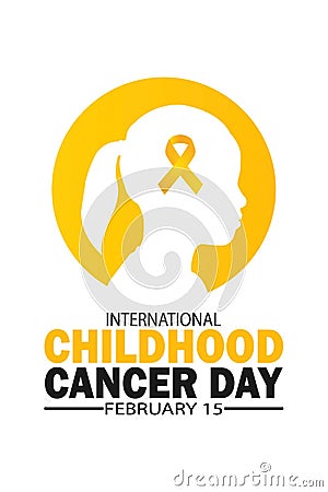 International Childhood Cancer Day Vector Illustration