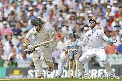 International Cricket England v Australia Investec Ashes 5th Tes Editorial Stock Photo