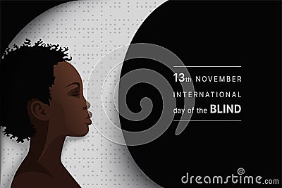 International Day of the Blind Vector Illustration