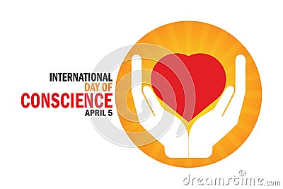 International day of Conscience Stock Photo
