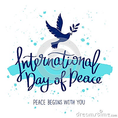 International Day of Peace Vector Illustration