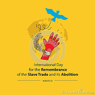 International Day for the Remembrance of the Slave Trade and its Abolition Stock Photo