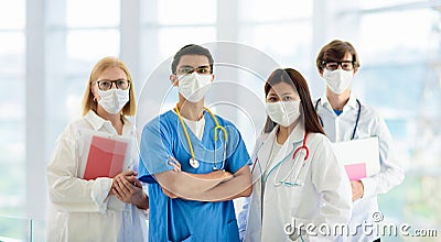 International doctor team. Hospital medical staff Stock Photo