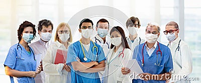 International doctor team. Hospital medical staff Stock Photo