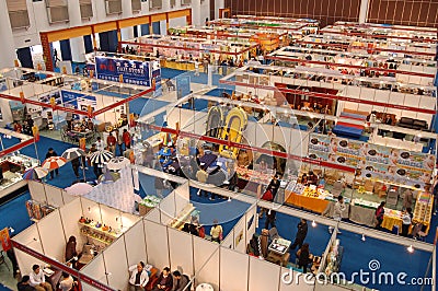 International exhibition hall Editorial Stock Photo