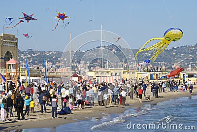 International Festival of the Kites 2010 Editorial Stock Photo