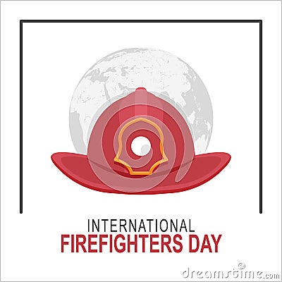 International Firefighters Day background Vector Illustration