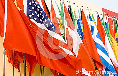 International Flags Stock Photo