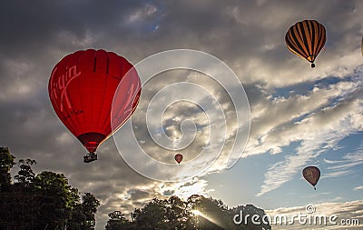 International Hot Air Balloon Fiesta in bristol Editorial Stock Photo