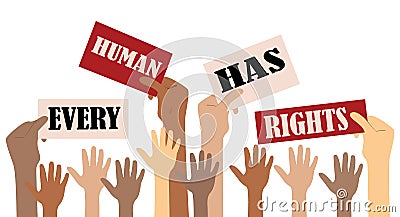 International Human Right day Vector Illustration