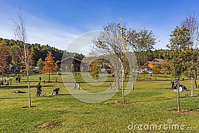 International Istanbul Urban Forest and park established on 5 million square meters. Nature Editorial Stock Photo