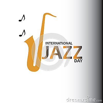 International Jazz Day Vector Illustration. - Vector Stock Photo