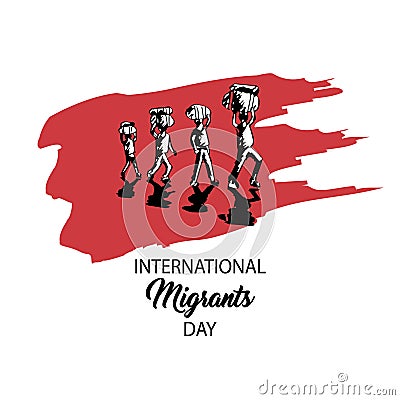 International Migrants Day Stock Photo
