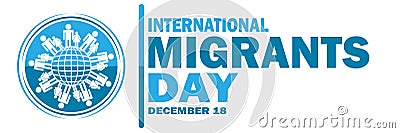 International Migrants Day Vector Illustration
