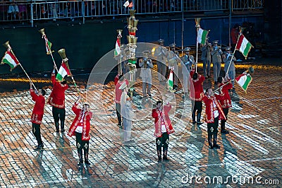 The international military-musical festival Editorial Stock Photo