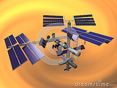 International Space Station Stock Photo